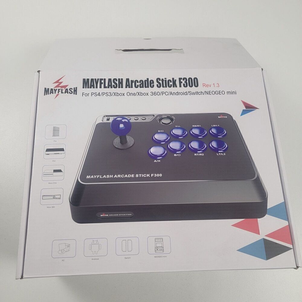 Mayflash F300 Arcade Fight Stick Joystick for Switch, Xbox‎ Series X, PS4,PS3